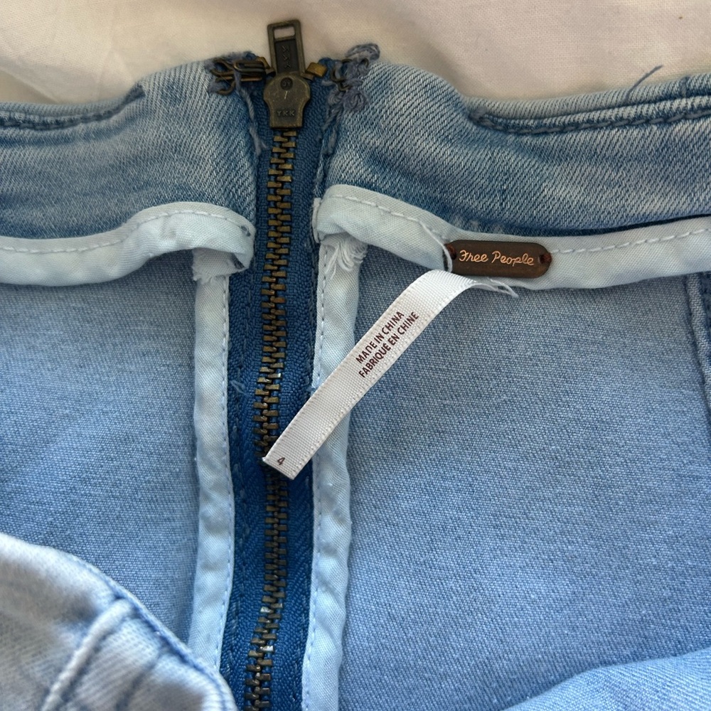 Free people denim mini skirt - Picture 3 of 3
